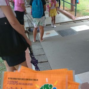 Flyer Distribution Near School (3)